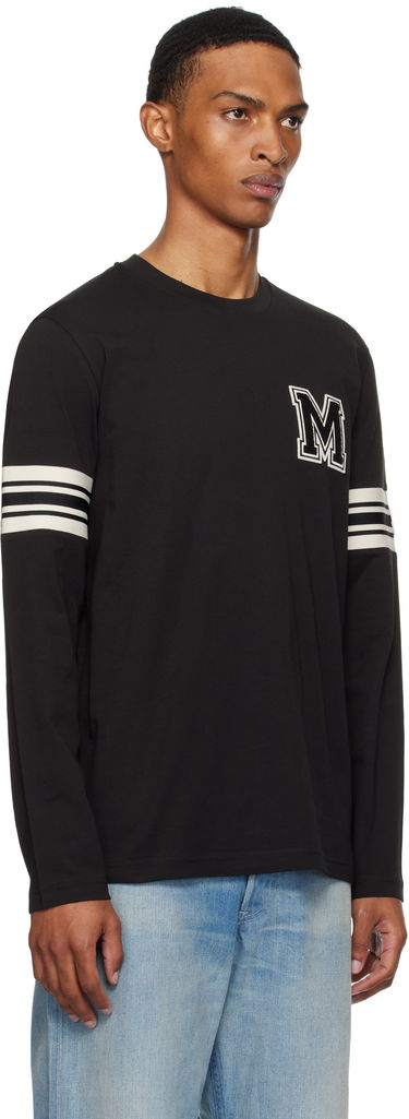 T-paita Moncler Moncler Archivio Long Sleeve T-Shirt Musta | K20918D0000589AYY, 1