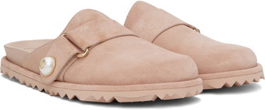 Vaatteet Jimmy Choo Jimmy Choo Fayence Suede Mules Vaaleanpunainen | FAYENCE MULE, 3