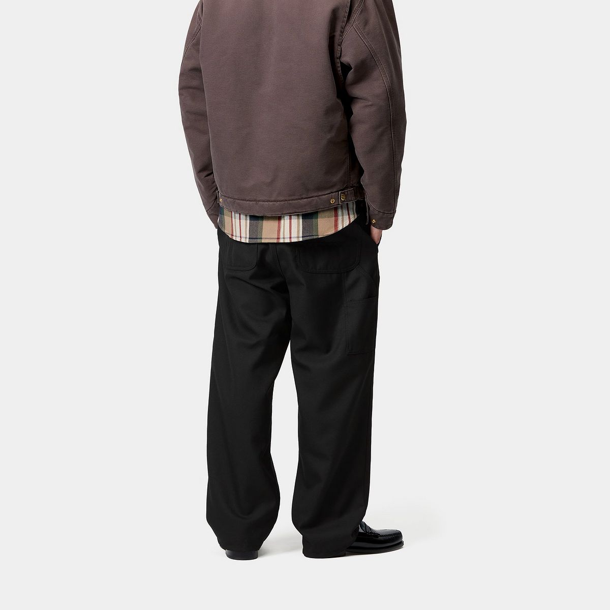 Housut Carhartt WIP Carhartt WIP Ray Single Knee Pants Ruskea | I035635_2, 1