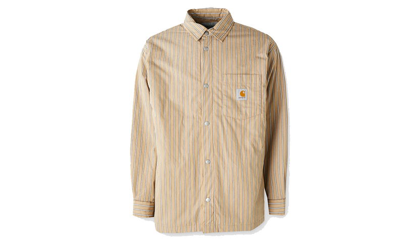 Takki Carhartt WIP Grimsby Striped Long-Sleeve Shirt Jacket Monivärinen | I035156_30N_XX