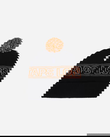 Pipo WTAPS Pom-Pom Beanie with Logo Band Musta | 242MADT-HT03 002, 3