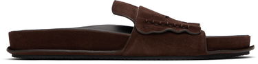 Vaatteet Jacquemus Jacquemus Suede Loafer Sandals Ruskea | 25E251FO172-4354, 0