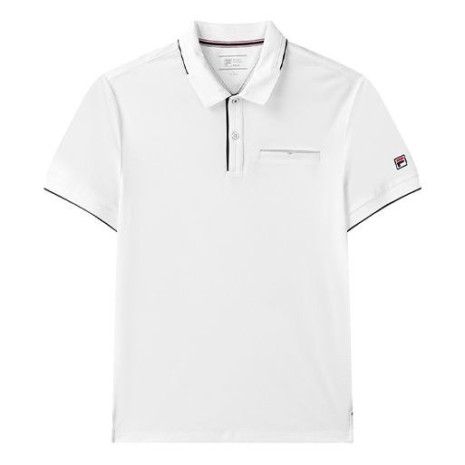 Poolopaita FILA Short Sleeve Polo with Logo Valkoinen | F11M121120F-WT