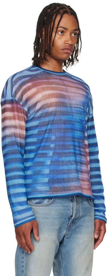 T-paita Jean Paul Gaultier Jean Paul Gaultier 'The Oversized Air' Long Sleeve Top Sininen | 25/03-W-TO317-M005P-565034, 1