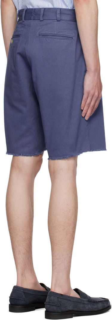Shortsit BEAMS Beams Plus Plain Front Shorts Sininen | 3825-0070-791, 2
