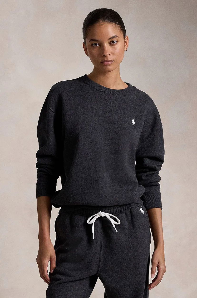 Villapaita Polo by Ralph Lauren Fleece Sweatshirt Harmaa | 211943006