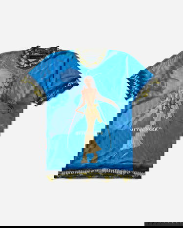 T-paita Ottolinger Julien Ceccaldi Oversized Mesh T-Shirt Vihreä | 10110050102 PRIBLU, 1