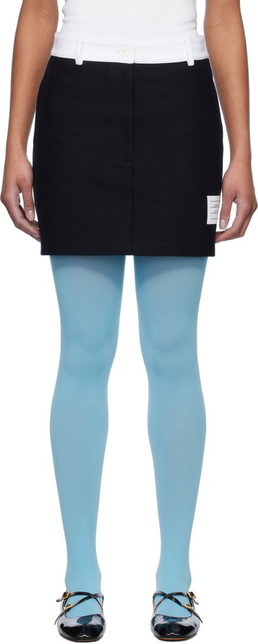 Hame Thom Browne Thom Browne Tech Twill Miniskirt Musta | FJK137A-J0042, 0