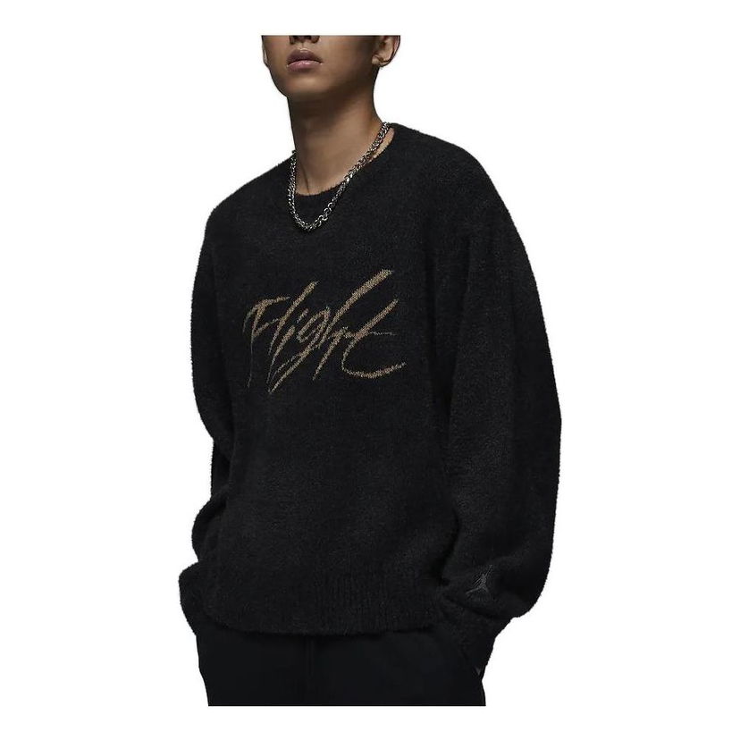 Villapaita Jordan Flight Heritage Crop Sweater Musta | FD7390-045