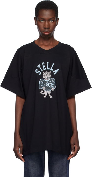 T-paita Stella McCartney Stella McCartney Leopard Mascot T-Shirt Musta | 6J04103SQA05, 0