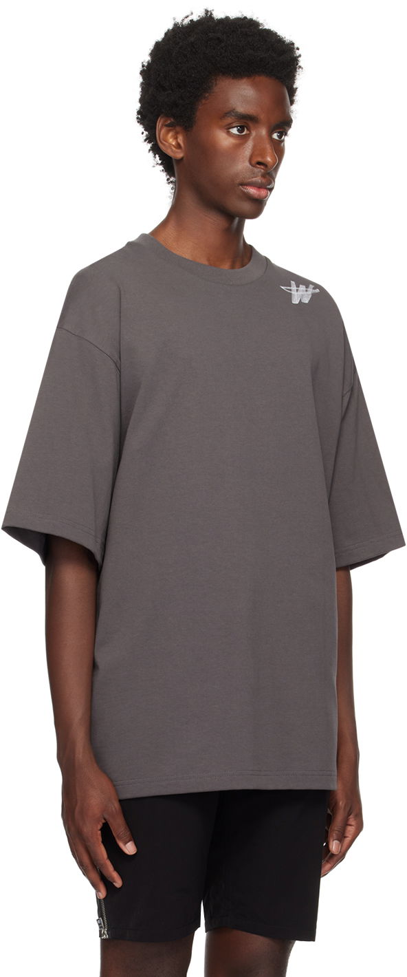 T-paita We11done We11done 'WD' T-Shirt Harmaa | WD-TP6-20-073-U-CH, 1