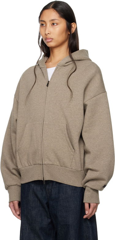 Huppari Fear of God Fear of God ESSENTIALS Classic Full Zip-Up Hoodie Harmaa | 192AS254781F, 3