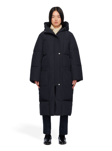 Takit Jil Sander Quilted Down Coat Musta | J40AF0125_J74276