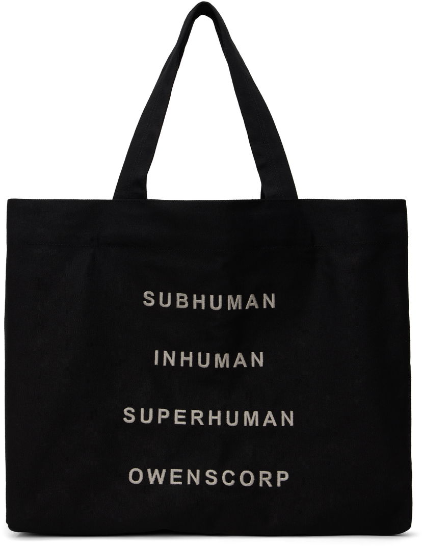 Kangaskassi Rick Owens Rick Owens Beach Tote Musta | RH0000005 CVS2