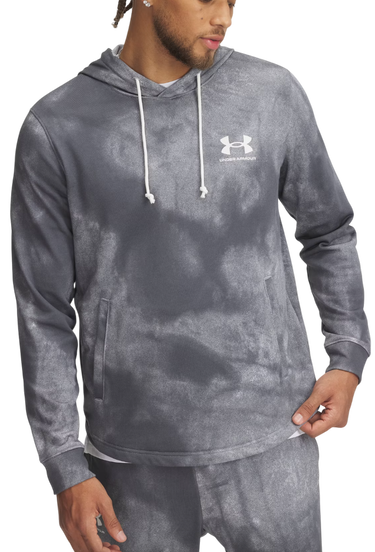Huppari Under Armour Rival Terry AOP Hoodie Harmaa | 1390138-025, 0