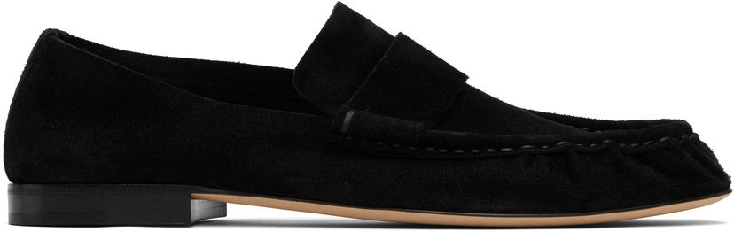 Tennarit ja kengät The Row The Row Soft Suede Loafers Musta | F1626-L305