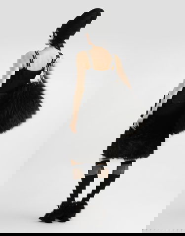 Tankkitoppi Dolce & Gabbana Dolce & Gabbana Wool Blend Tie-Front Tank Top Musta | FXT72TJGME2N0000, 2