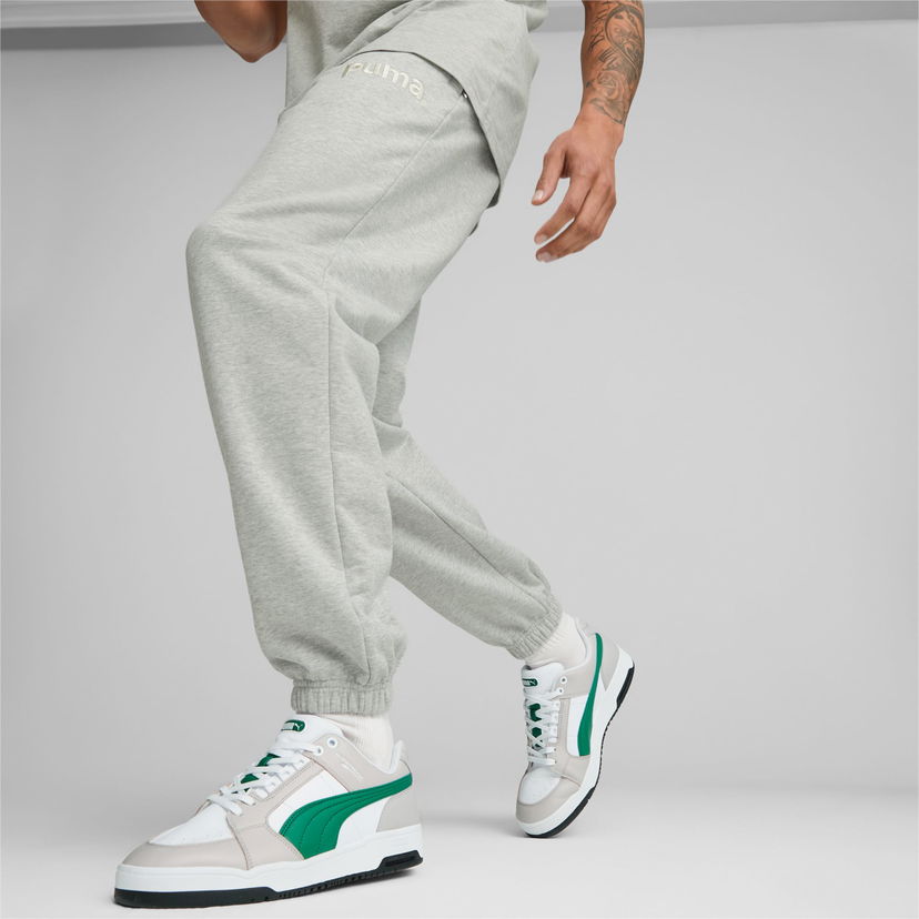 Verryttelyhousut Puma TEAM Men's Sweatpants Harmaa | 538261_04