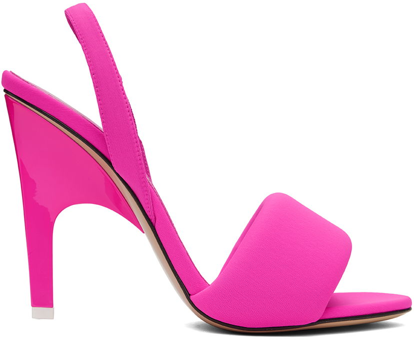 Kengänhoito The Attico Attico Rem Heeled Slingback Sandals Vaaleanpunainen | 236WS522 E075