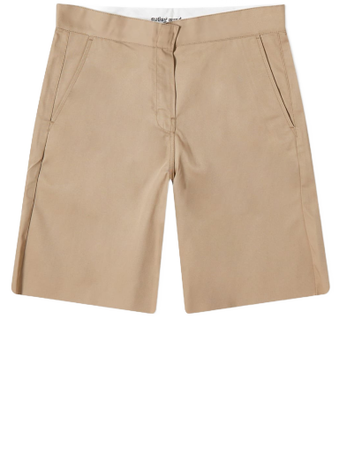 Shortsit Palm Angels Reverse Waistband Short Beige | PWCB036S23FAB0016101