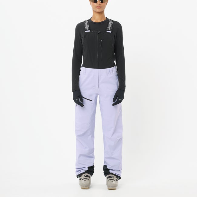 Housut Salomon Moon Patrol Gore-tex Ski Bib Pants Violetti | LC2705900