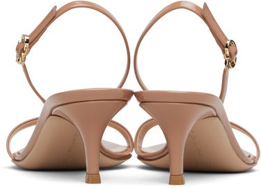 Asusteet Gianvito Rossi Gianvito Rossi Ribbon Kitten Heel Sandals Musta | G32091-55RIC-VER, 4