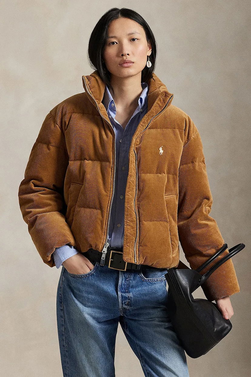 Puffer takki Polo by Ralph Lauren Polo Ralph Lauren Woven Puffer Jacket Ruskea | 211971178