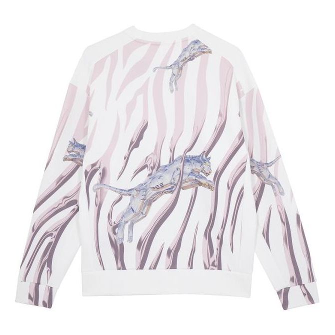 Villapaita Puma SORAYAMA Graphic Print Sweatshirt Valkoinen | 622614-02