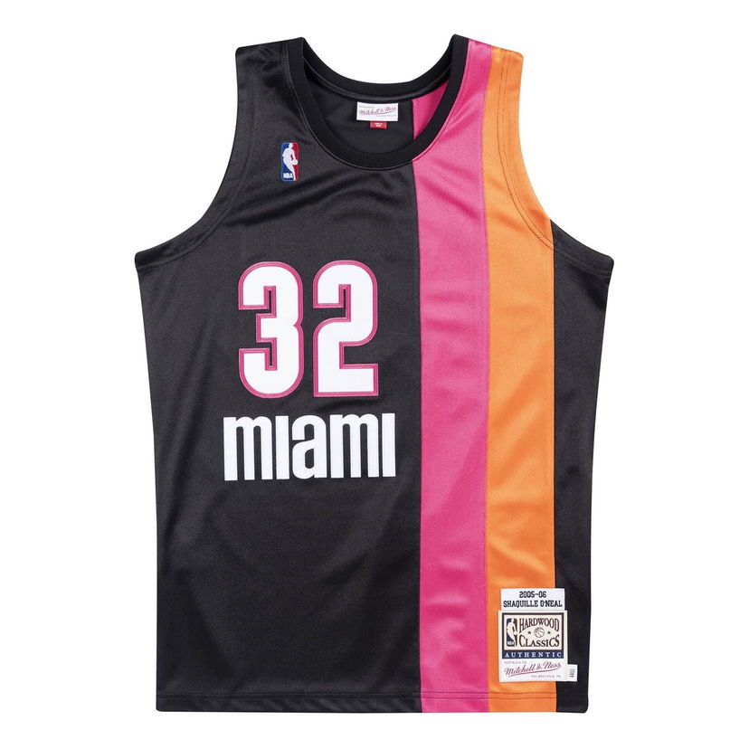 Jersey Mitchell & Ness NBA Miami Heat 2005-06 'Shaquille O'Neal 32' Jersey Musta | AJY4EL18033-MHEBLCK05SON