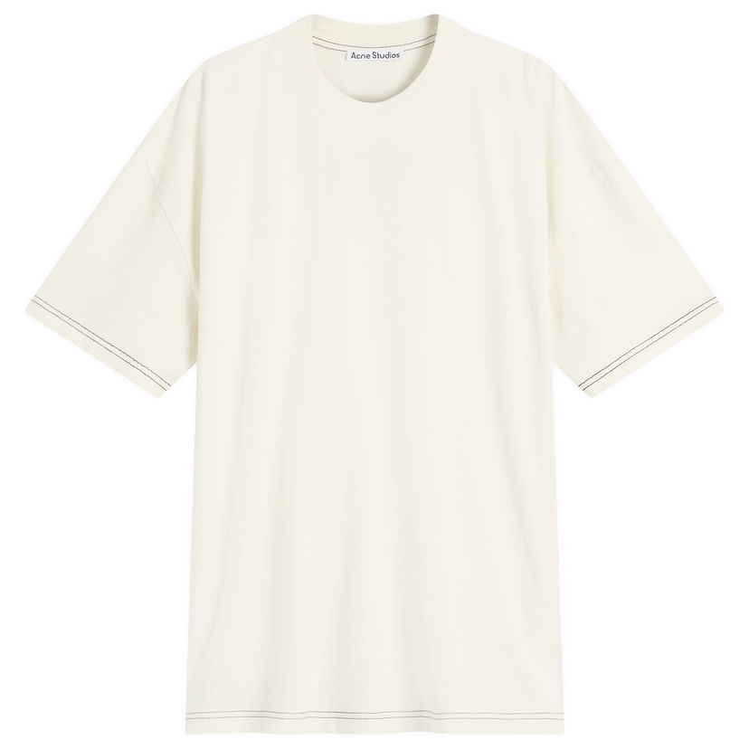 T-paita Acne Studios Acne Studios Eresa U Autograph Logo T-Shirt, Size X-Small Valkoinen | CL0388-AEG