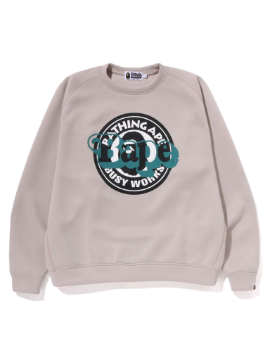Villapaita BAPE Double Knit Sta Relaxed Fit Crewneck Beige | 1J20-113-008