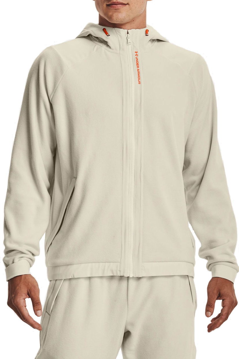 Huppari Under Armour Under Armour UA Rush Fleece Full-Zip Hoodie Beige | 1366178-279