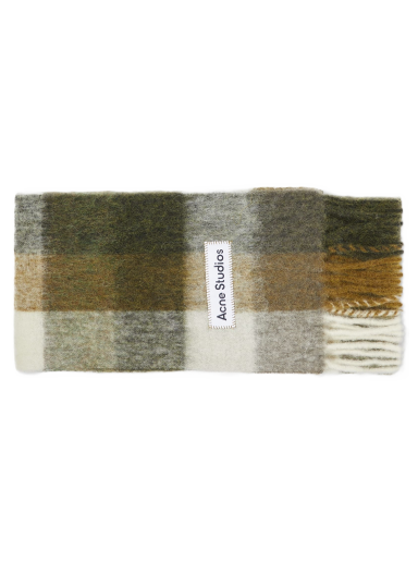 Huivi Acne Studios Vally Checked Scarf Vihreä | CA0084-DID