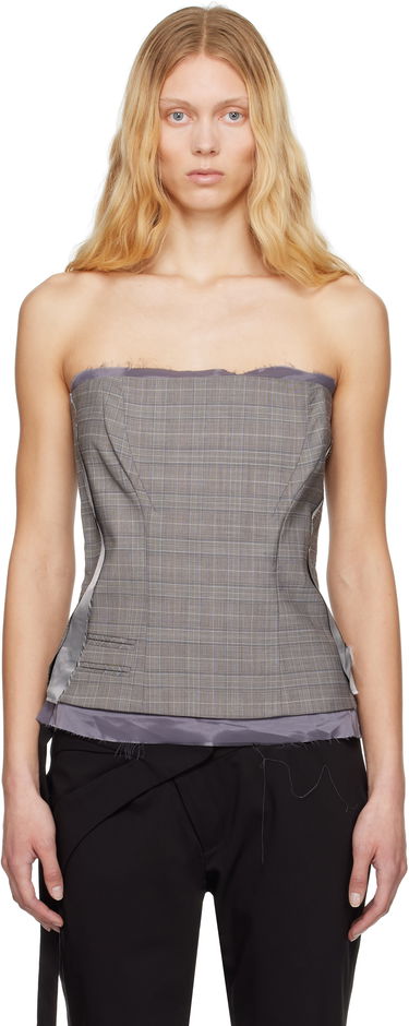 Crop top Ottolinger Ottolinger Suit Corsage Top Harmaa | 123-103023-02, 0