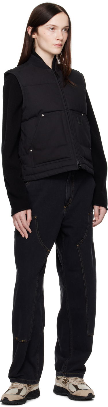 Cargo housut Carhartt WIP Double Knee Denim Work Pants Musta | I034229 8906, 3