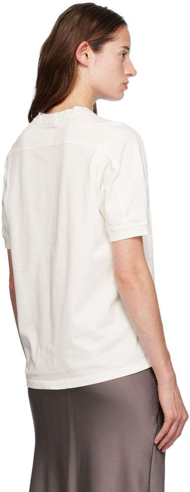 T-paita Anine Bing ANINE BING Jaylin Monogram T-Shirt Valkoinen | A-08-10280-IVY1, 2