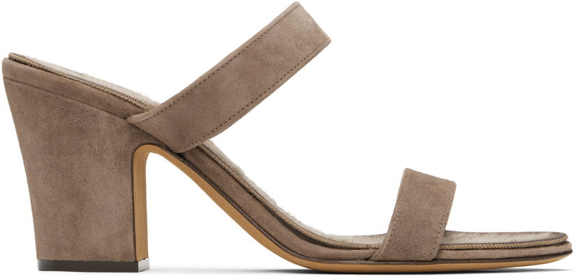 Mekko The Row The Row Awar Strap Heeled Sandals Harmaa | F1595-L221