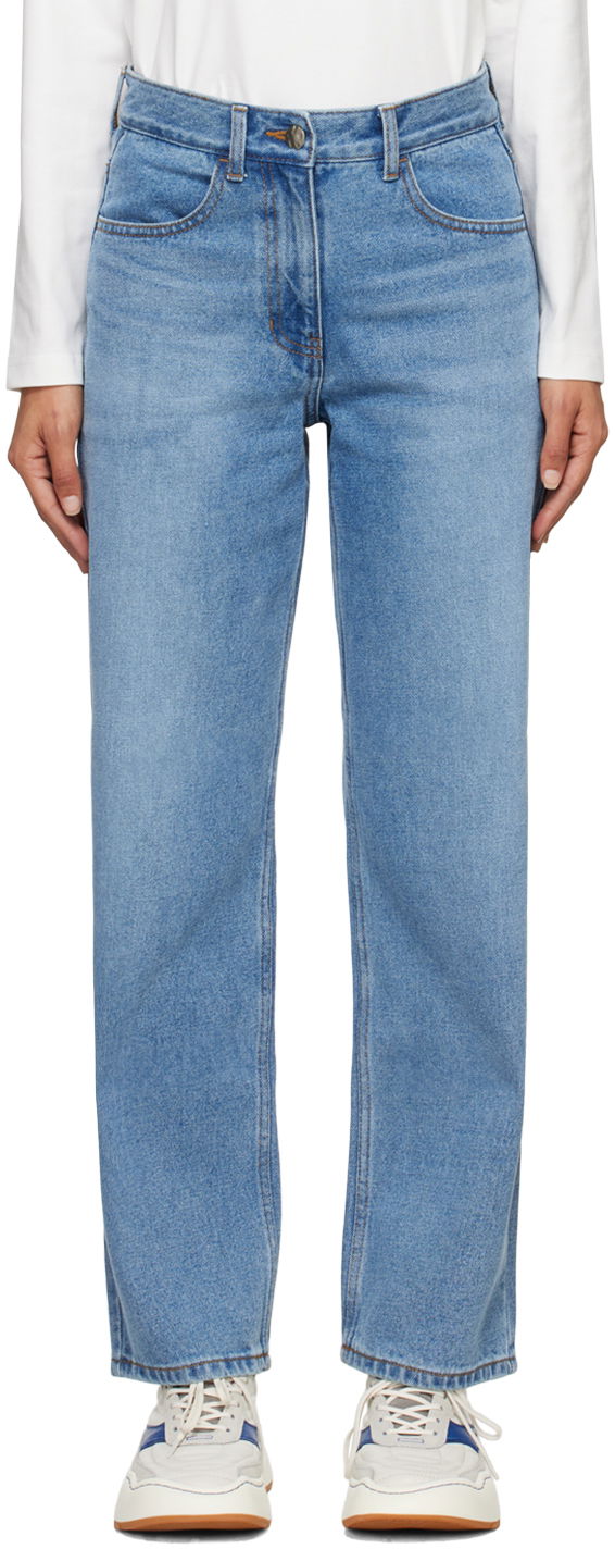 Jeans ADER ERROR Straight-Leg Jeans Sininen | BMSGFYJE0101SB