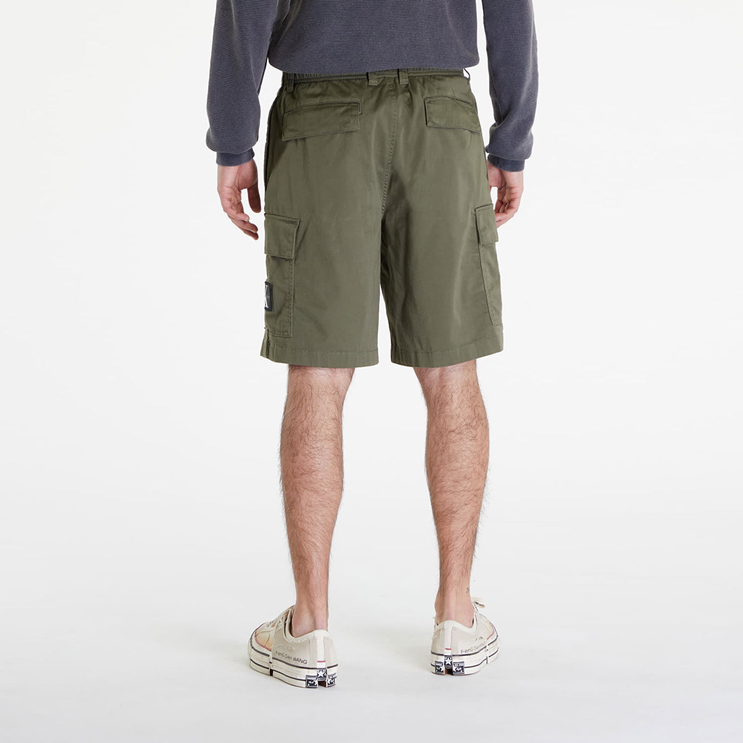 Shortsit CALVIN KLEIN Cargo Shorts Dusty Olive Vihreä | J30J325140 LDY, 1