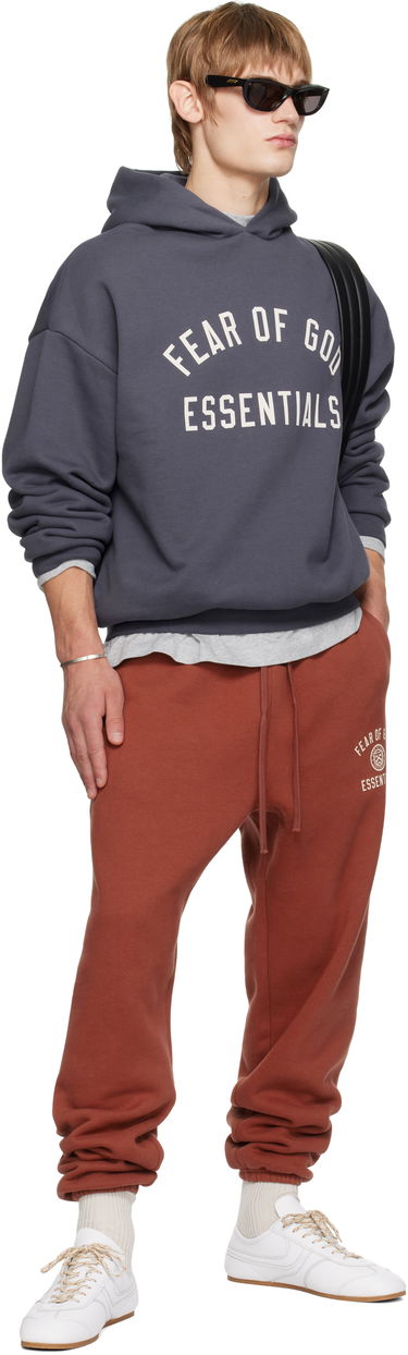 Verryttelyhousut Fear of God Fear of God ESSENTIALS Fleece Sweatpants Punainen | 130HO242026F, 4