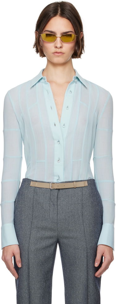 Paita Tory Burch Tory Burch Button Down Shirt Sininen | 173622-435, 0