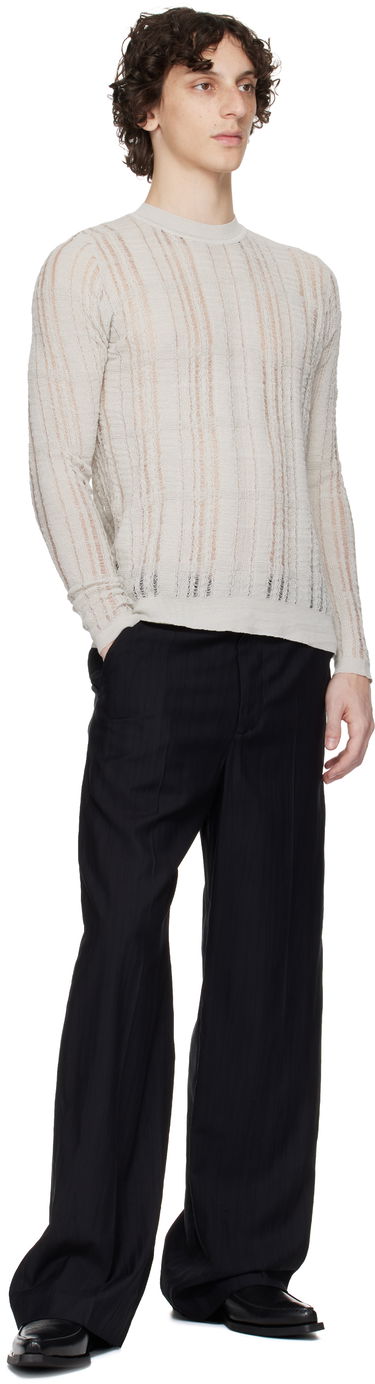 Villapaita OUR LEGACY OUR LEGACY Formal Distressed Sweater Harmaa | M2253FL, 3