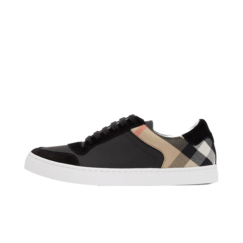 Tennarit ja kengät Burberry Black Check Reeth Sneakers Musta | 8024124
