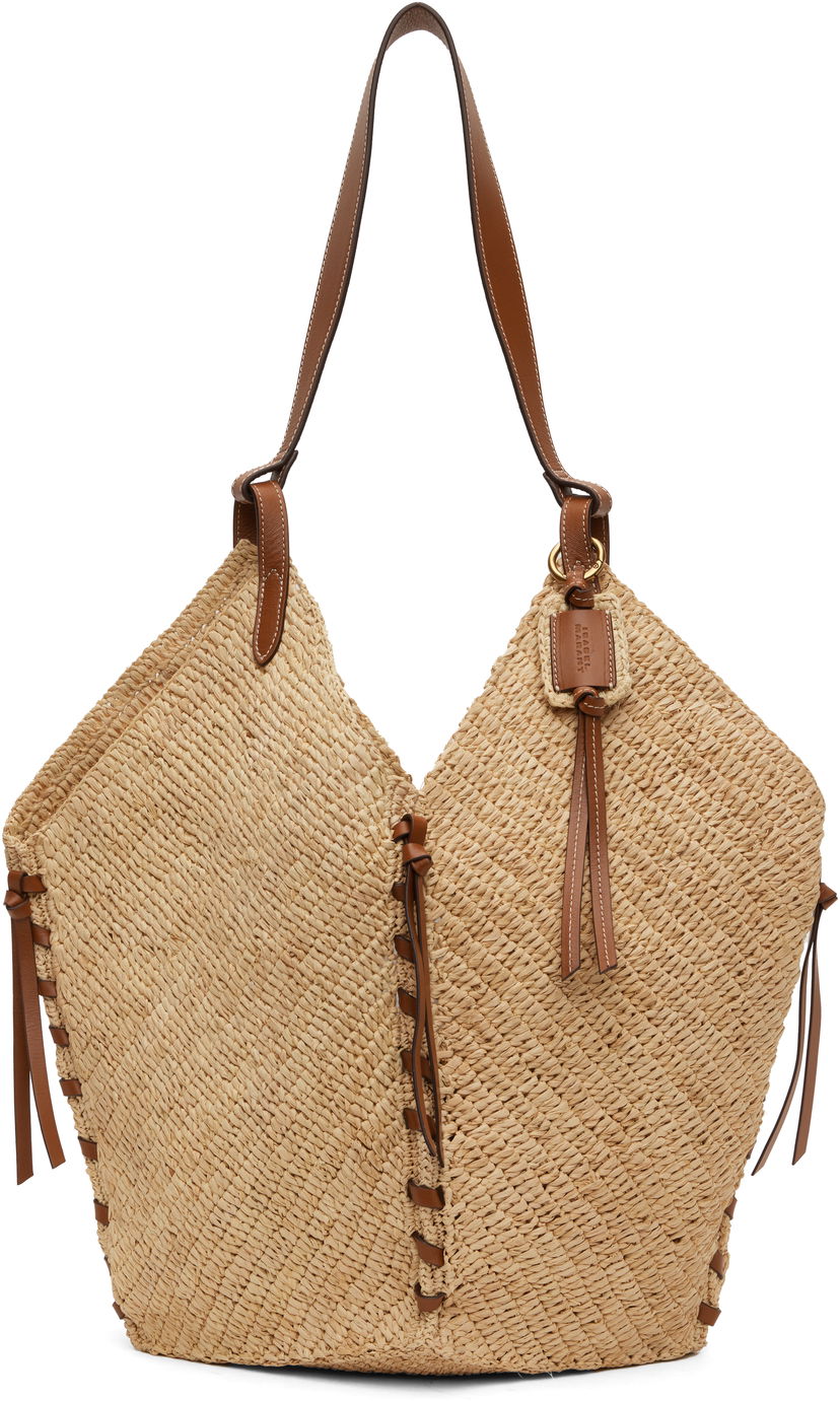 Kangaskassi ISABEL MARANT Isabel Marant Tampa Raffia Tote Beige | PM0066FA-C1X07M