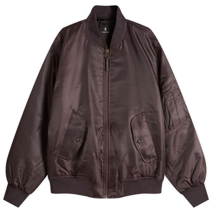 Bomber-takki Anine Bing Anine Bing Leon Bomber Jacket, Size X-Small Ruskea | A-01-11853-BWN34