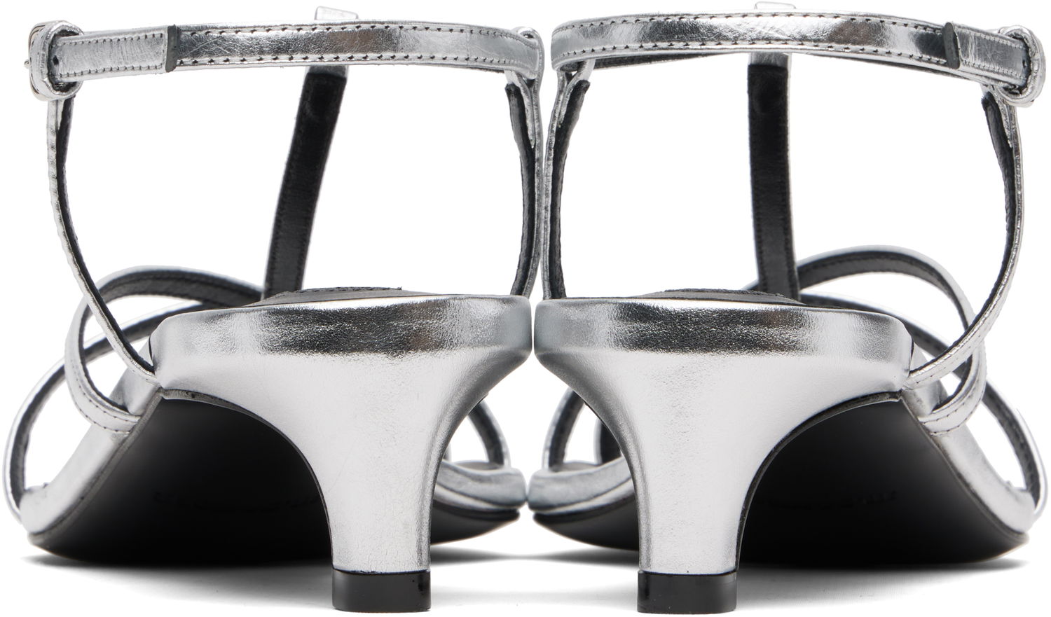 Tennarit ja kengät Jil Sander Jil Sander Cage Low Heel Sandals Metallinen | J15WP0129_P4836, 1