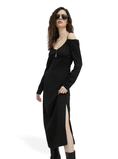Mekko Samsoe Samsoe Hollie Dress Musta | F22400098
