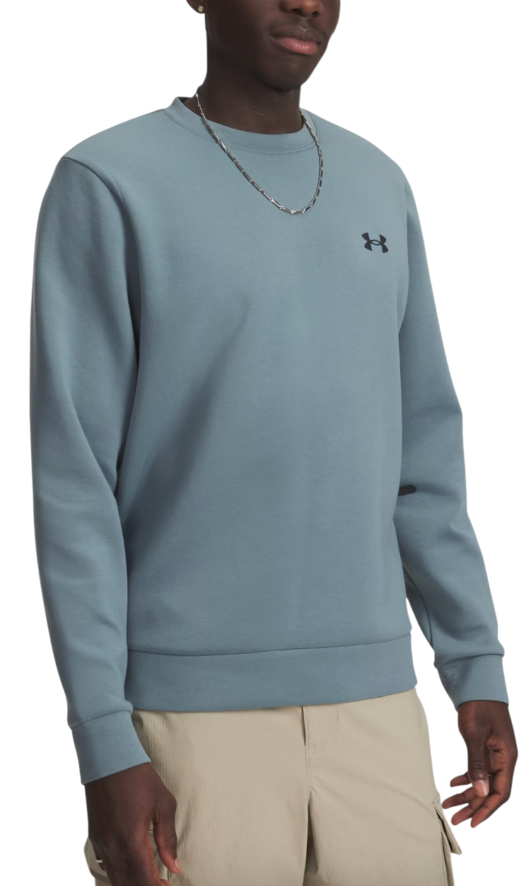 Huppari Under Armour Unstoppable Fleece Crewneck Sweatshirt Turkoosi | 1389351-587