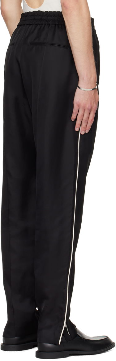 Housut Jil Sander Jil Sander Piped Trousers Musta | J61KA0061_J65280, 2