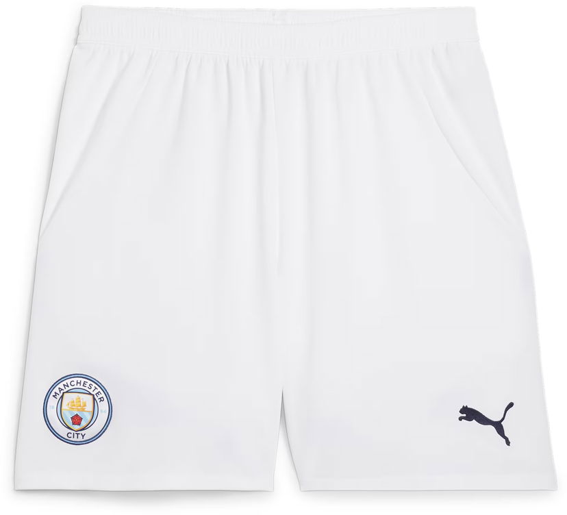 Shortsit Puma Manchester City FC Home Shorts Replica 2024/25 Valkoinen | 775114-05